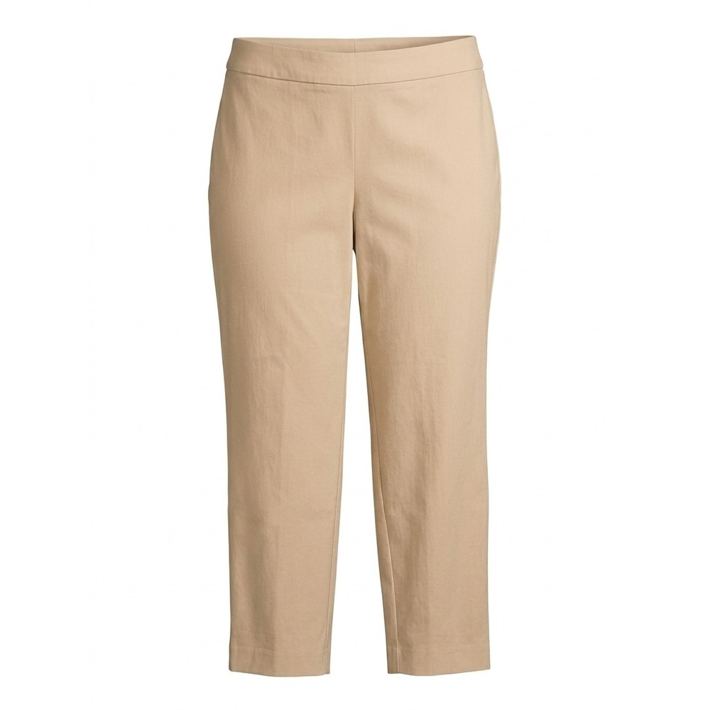 Chicos So Slimming Brigitte Slim Leg Ankle Pants Sand Tan 2R US - Picture 2 of 6